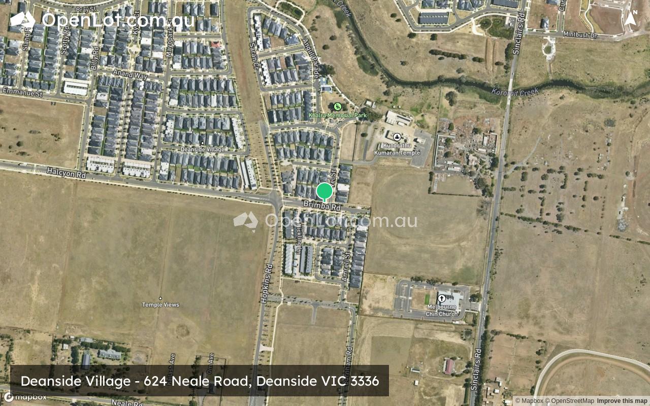 Satellite image for Deanside Village - 624 Neale Road, Deanside VIC 3336