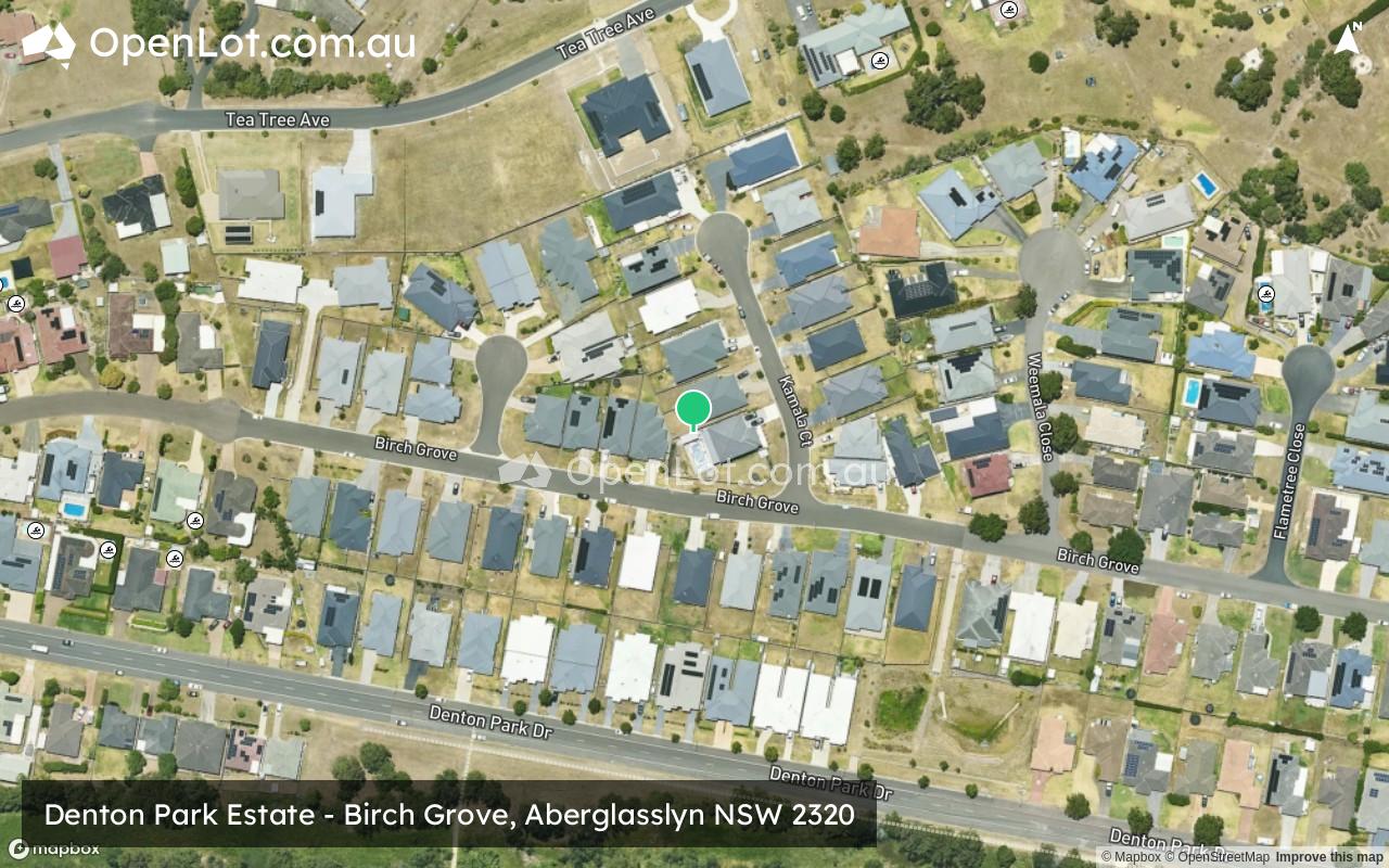 Satellite image for Denton Park Estate - Birch Grove, Aberglasslyn NSW 2320