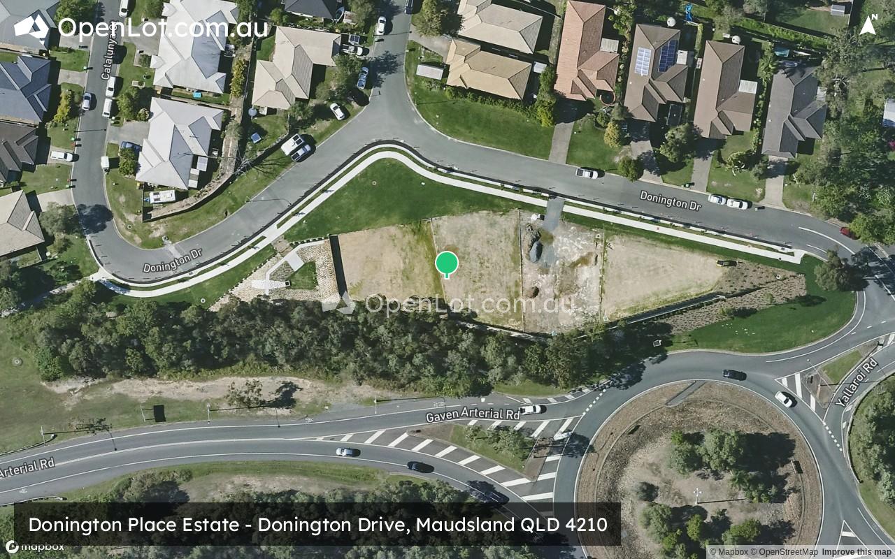 Satellite image for Donington Place Estate - Donington Drive, Maudsland QLD 4210