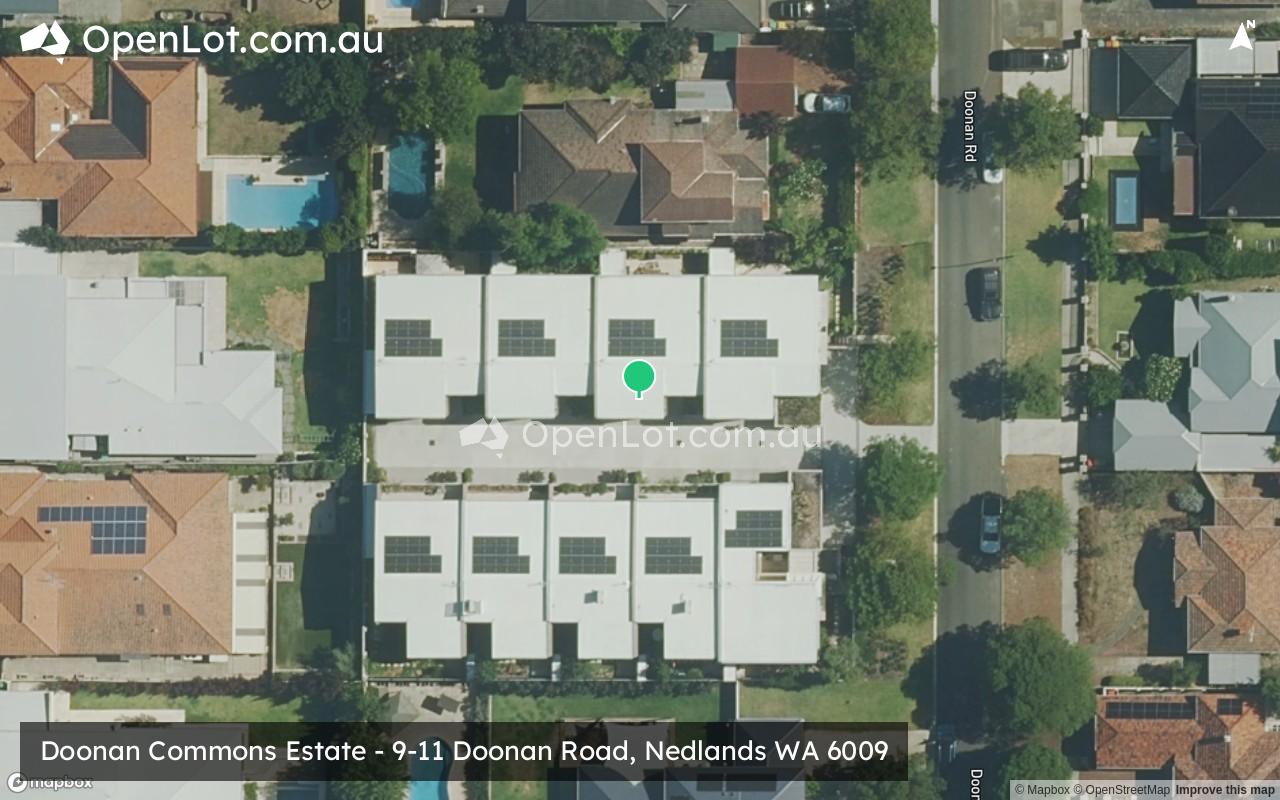 Satellite image for Doonan Commons Estate - 9-11 Doonan Road, Nedlands WA 6009