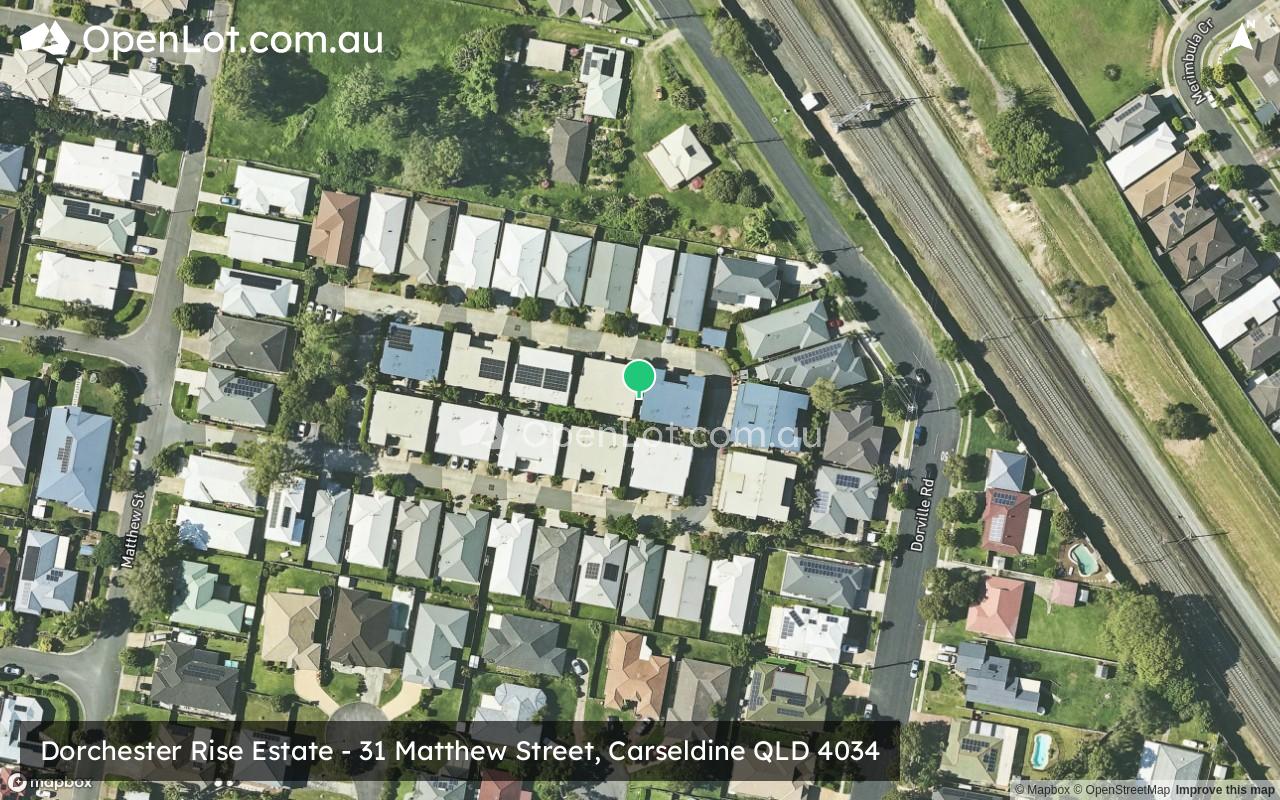 Satellite image for Dorchester Rise Estate - 31 Matthew Street, Carseldine QLD 4034