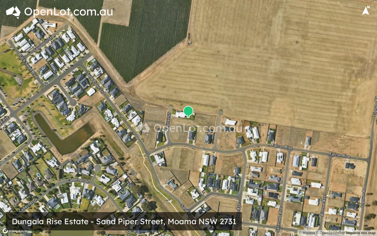 Satellite image for Dungala Rise Estate - Sand Piper Street, Moama NSW 2731