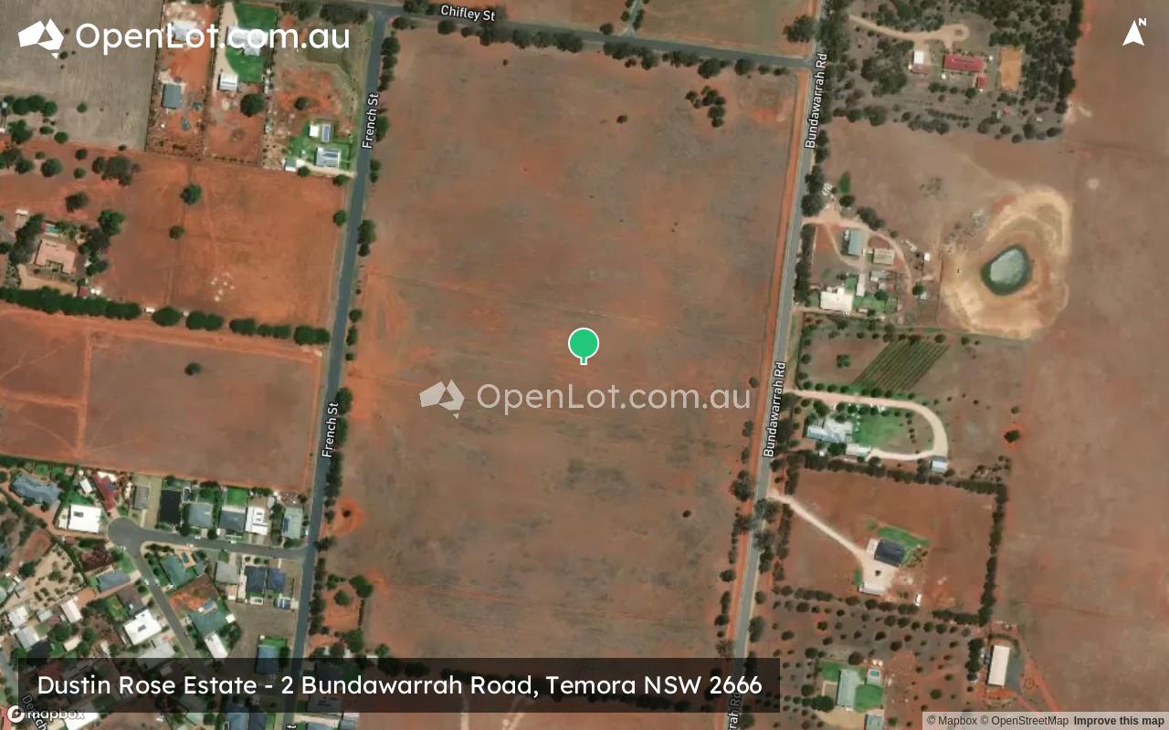 Satellite image for Dustin Rose Estate - 2 Bundawarrah Road, Temora NSW 2666