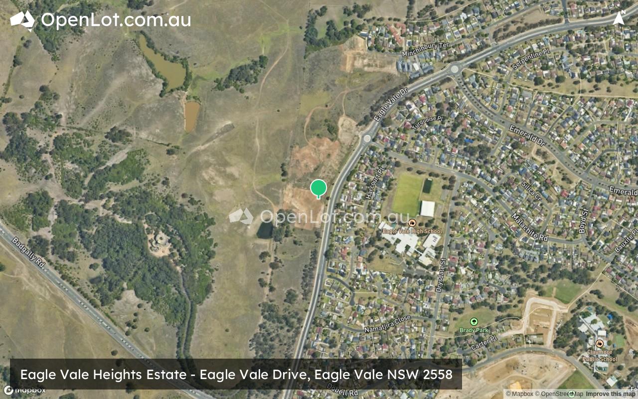 Satellite image for Eagle Vale Heights Estate - Eagle Vale Drive, Eagle Vale NSW 2558