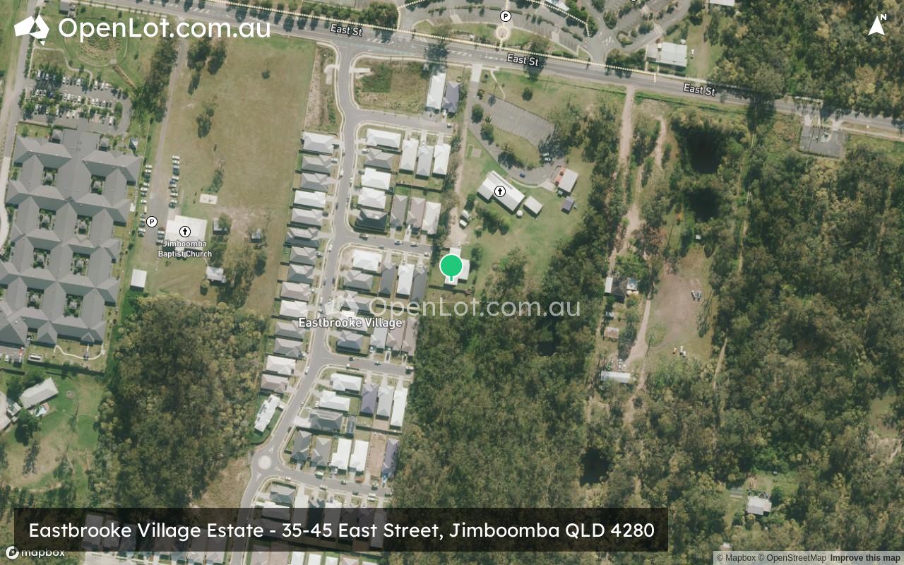 Satellite image for Eastbrooke Village Estate - 35-45 East Street, Jimboomba QLD 4280