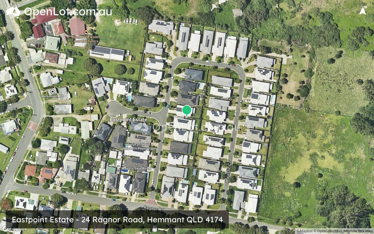 Satellite image for Eastpoint Estate - 24 Ragnor Road, Hemmant QLD 4174