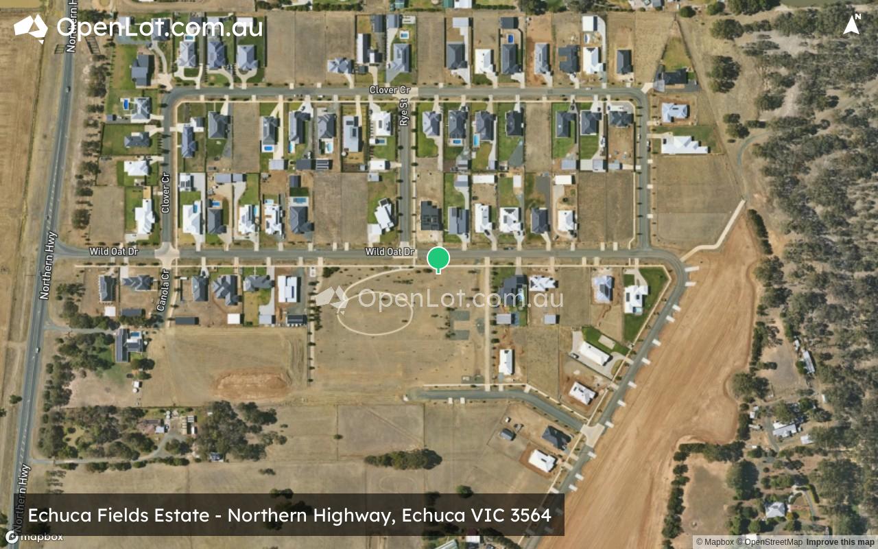 Satellite image for Echuca Fields Estate - Northern Highway, Echuca VIC 3564
