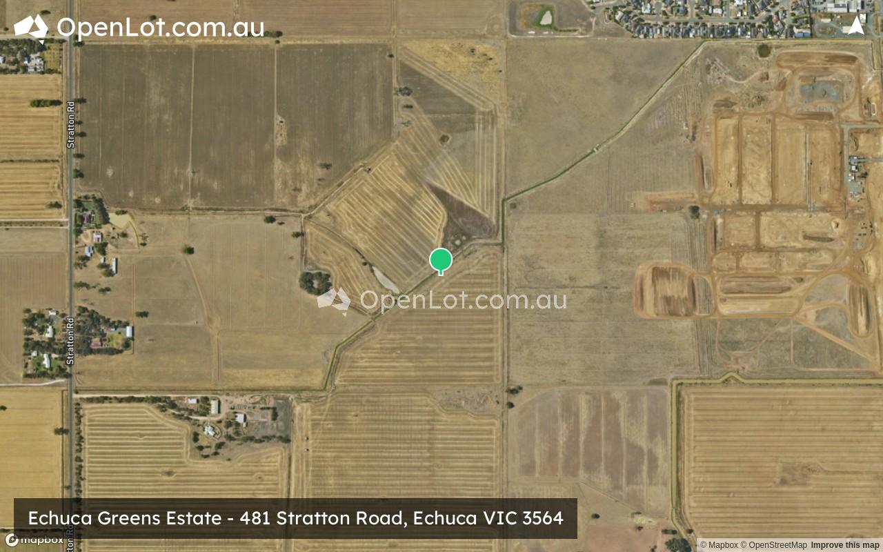 Satellite image for Echuca Greens Estate - 481 Stratton Road, Echuca VIC 3564