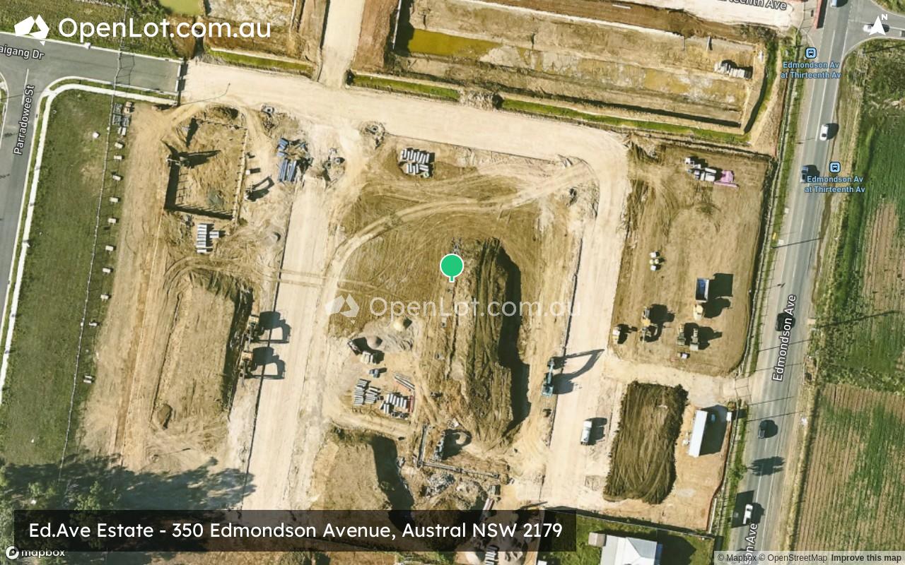 Satellite image for Ed.Ave Estate - 350 Edmondson Avenue, Austral NSW 2179