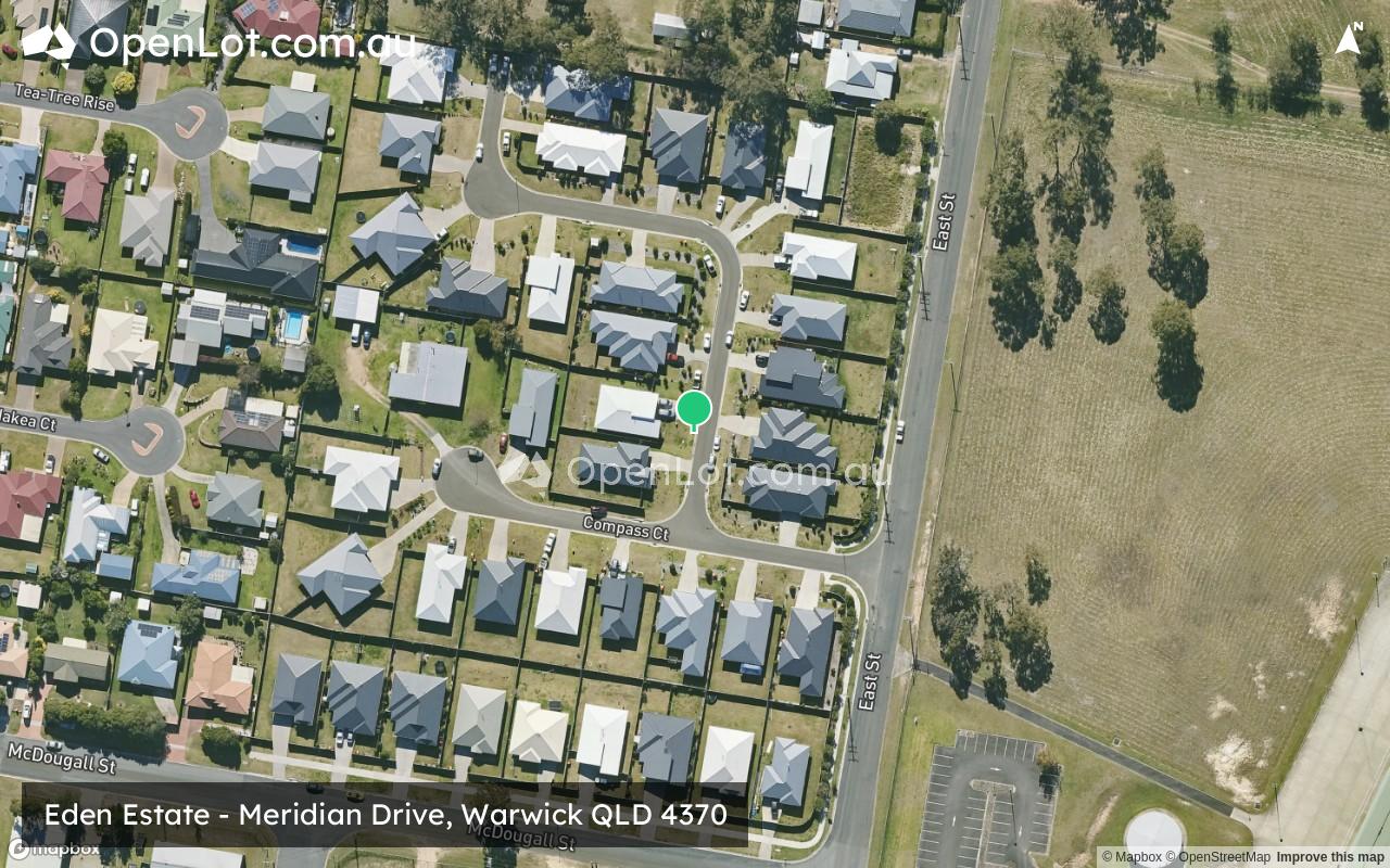 Satellite image for Eden Estate - Meridian Drive, Warwick QLD 4370