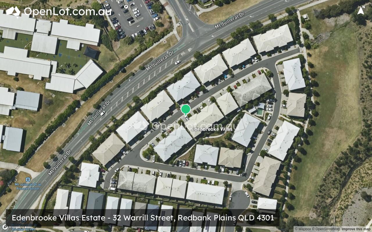 Satellite image for Edenbrooke Villas Estate - 32 Warrill Street, Redbank Plains QLD 4301