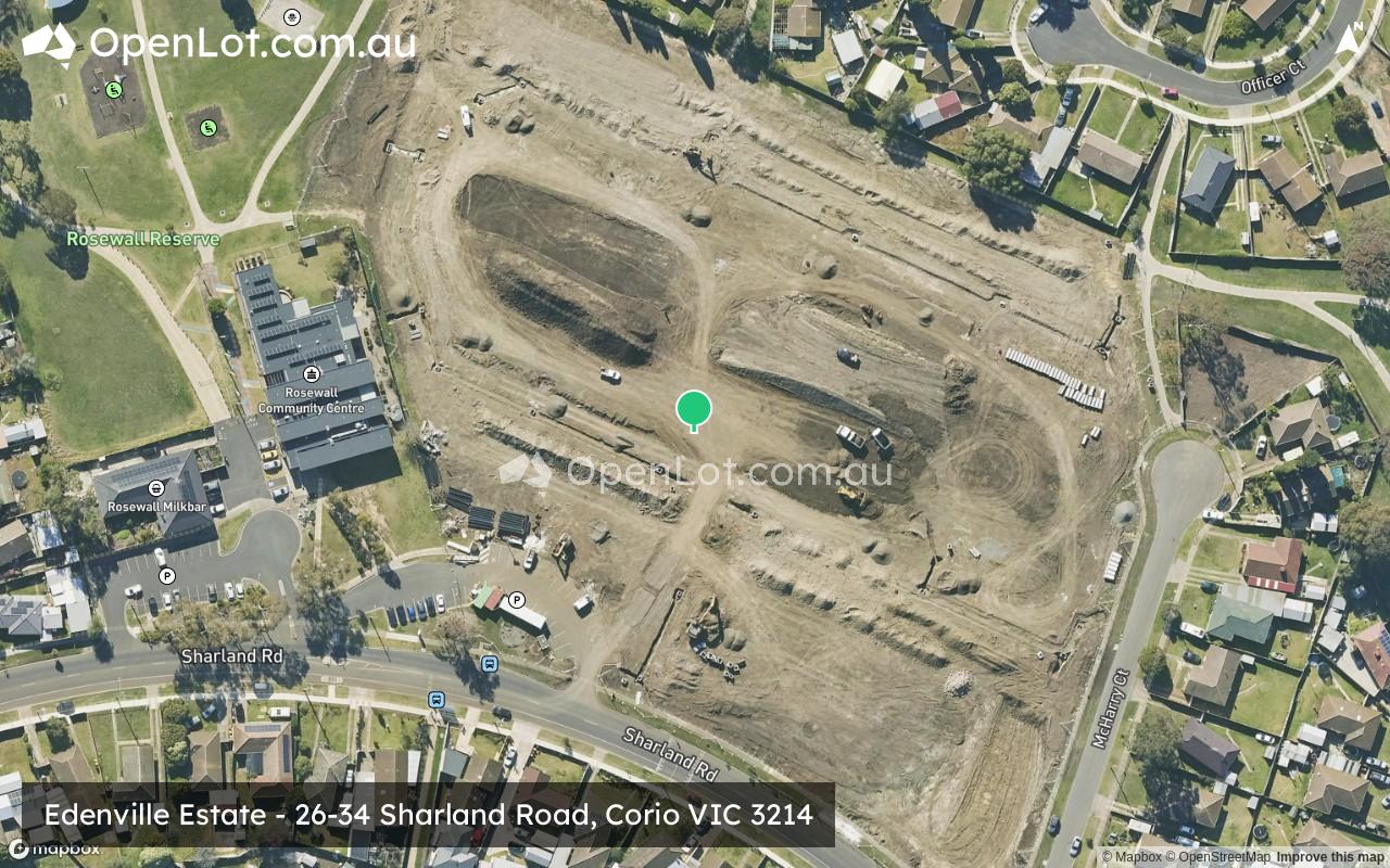 Satellite image for Edenville Estate - 26-34 Sharland Road, Corio VIC 3214
