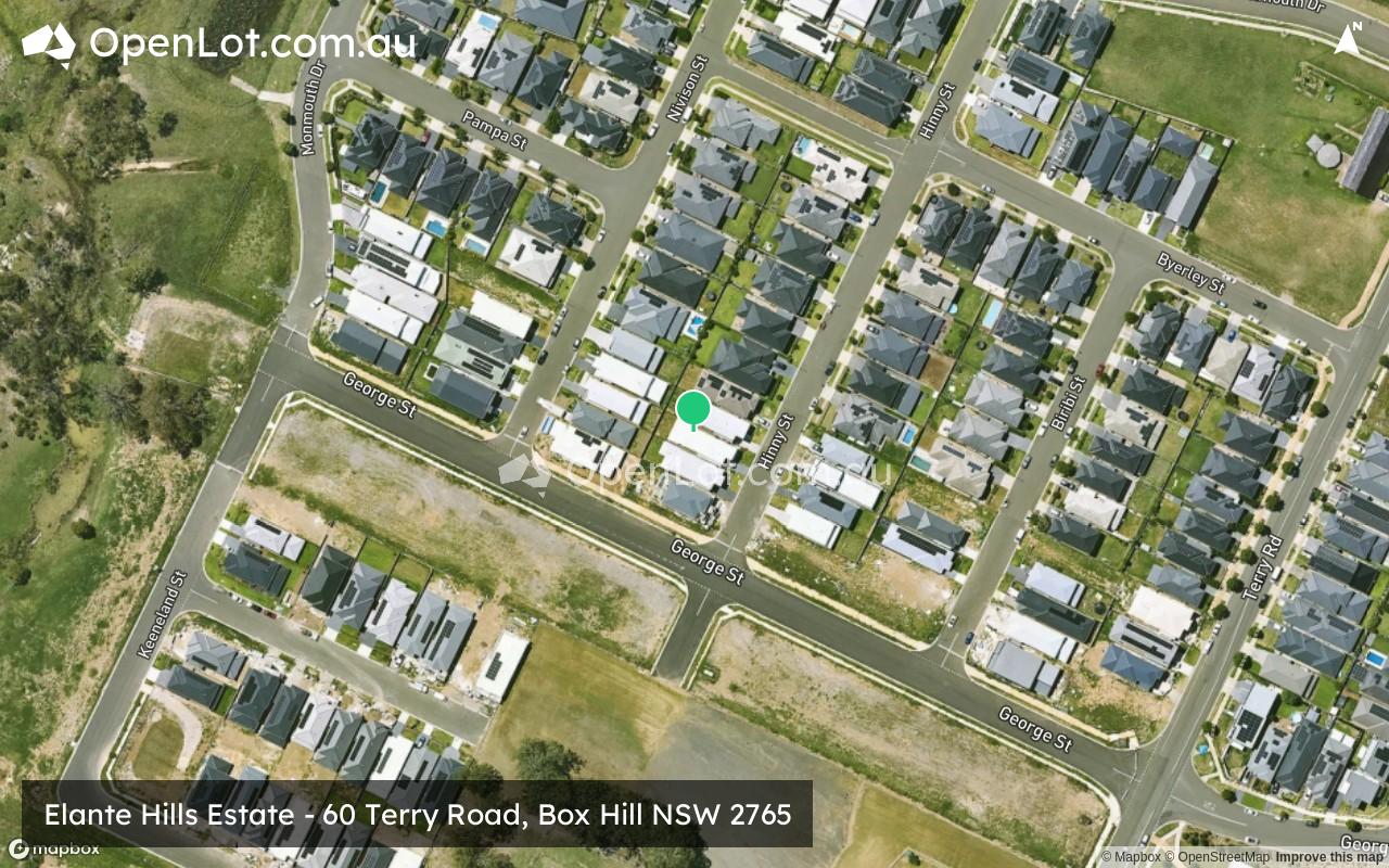 Satellite image for Elante Hills Estate - 60 Terry Road, Box Hill NSW 2765