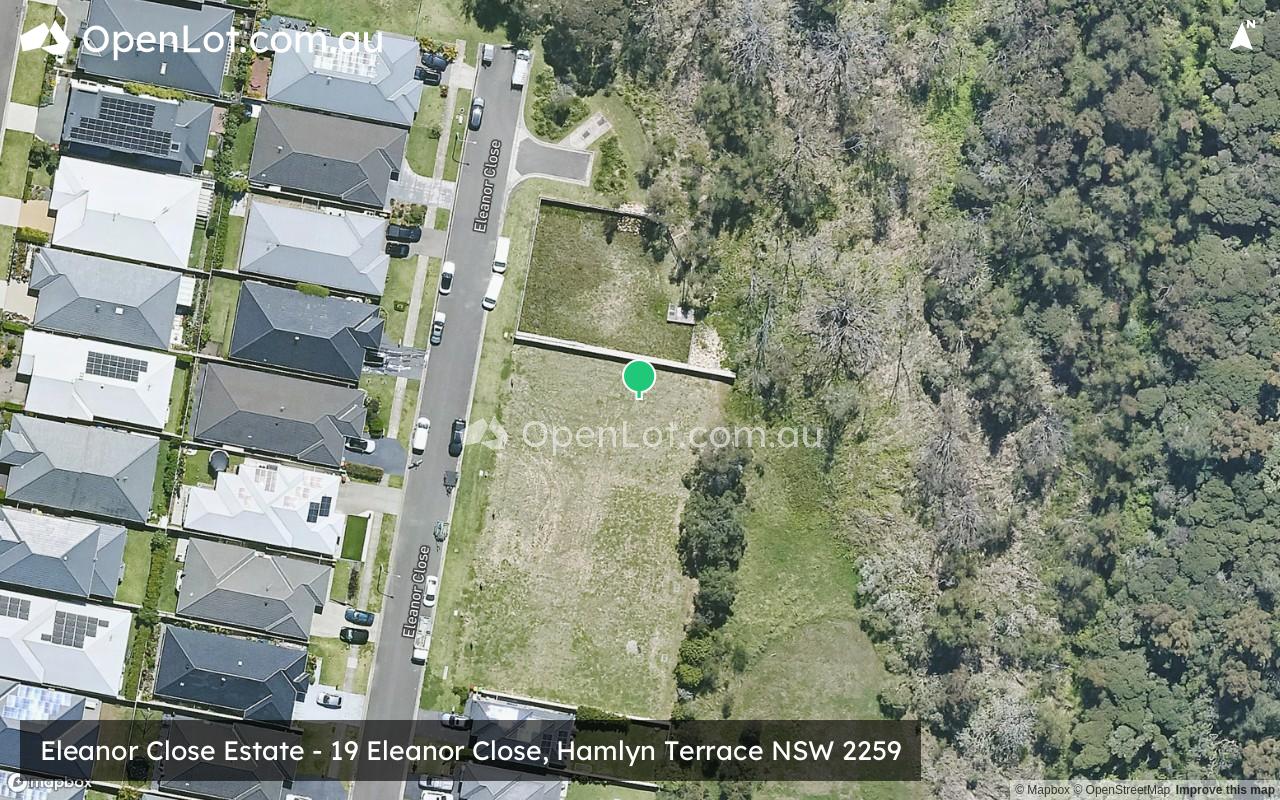 Satellite image for Eleanor Close Estate - 19 Eleanor Close, Hamlyn Terrace NSW 2259
