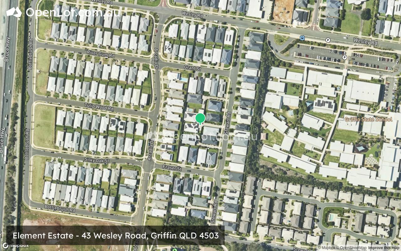 Satellite image for Element Estate - 43 Wesley Road, Griffin QLD 4503