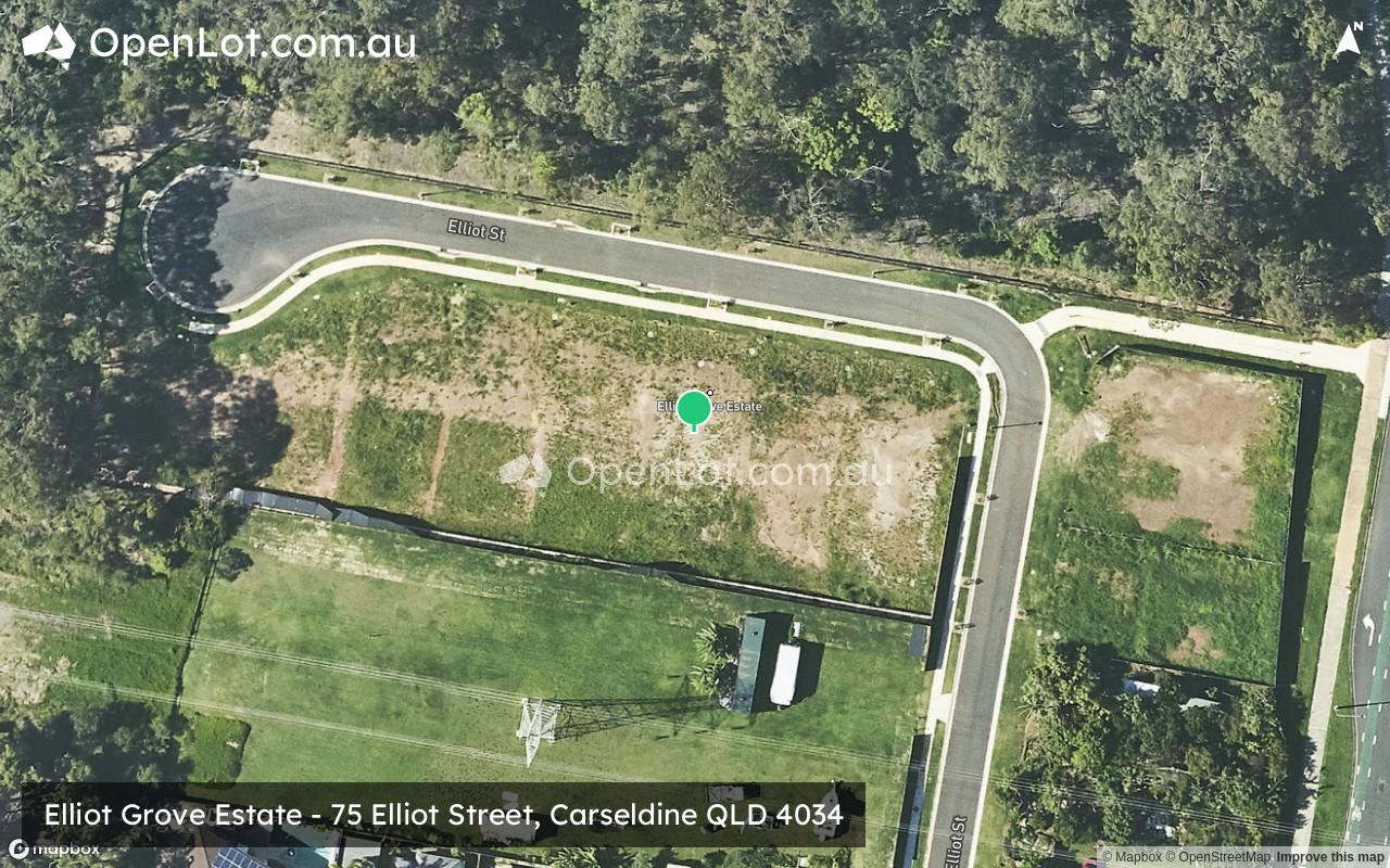Satellite image for Elliot Grove Estate - 75 Elliot Street, Carseldine QLD 4034