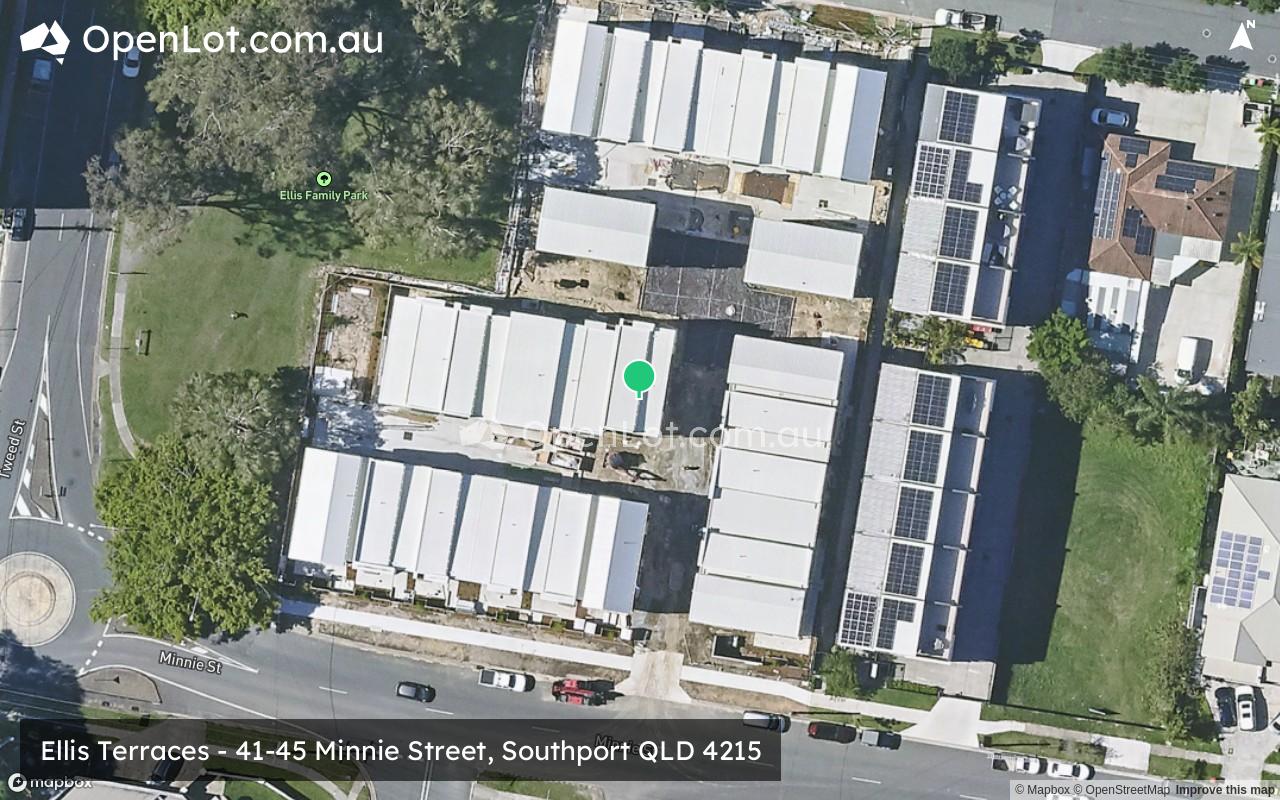 Satellite image for Ellis Terraces - 41-45 Minnie Street, Southport QLD 4215