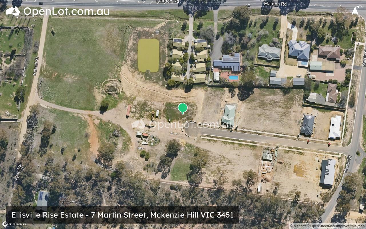 Satellite image for Ellisville Rise Estate - 7 Martin Street, Mckenzie Hill VIC 3451