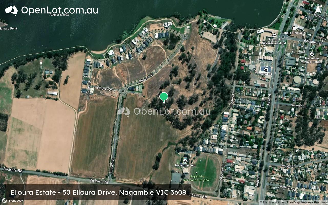 Satellite image for Elloura Estate - 50 Elloura Drive, Nagambie VIC 3608