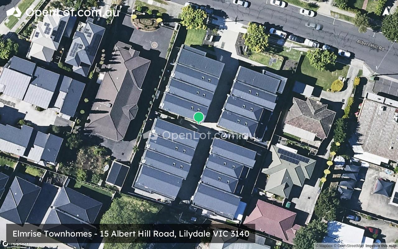 Satellite image for Elmrise Townhomes - 15 Albert Hill Road, Lilydale VIC 3140