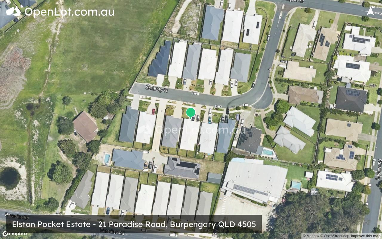 Satellite image for Elston Pocket Estate - 21 Paradise Road, Burpengary QLD 4505