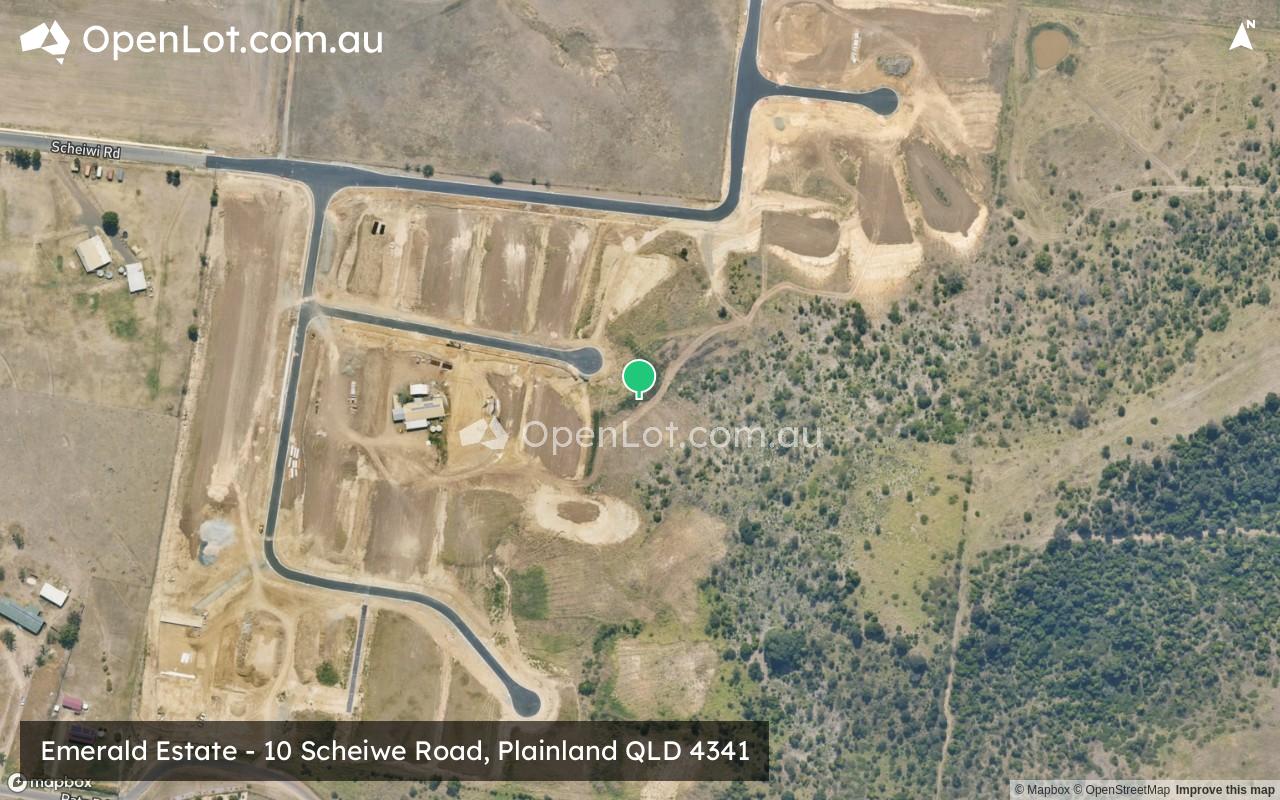 Satellite image for Emerald Estate - 10 Scheiwe Road, Plainland QLD 4341