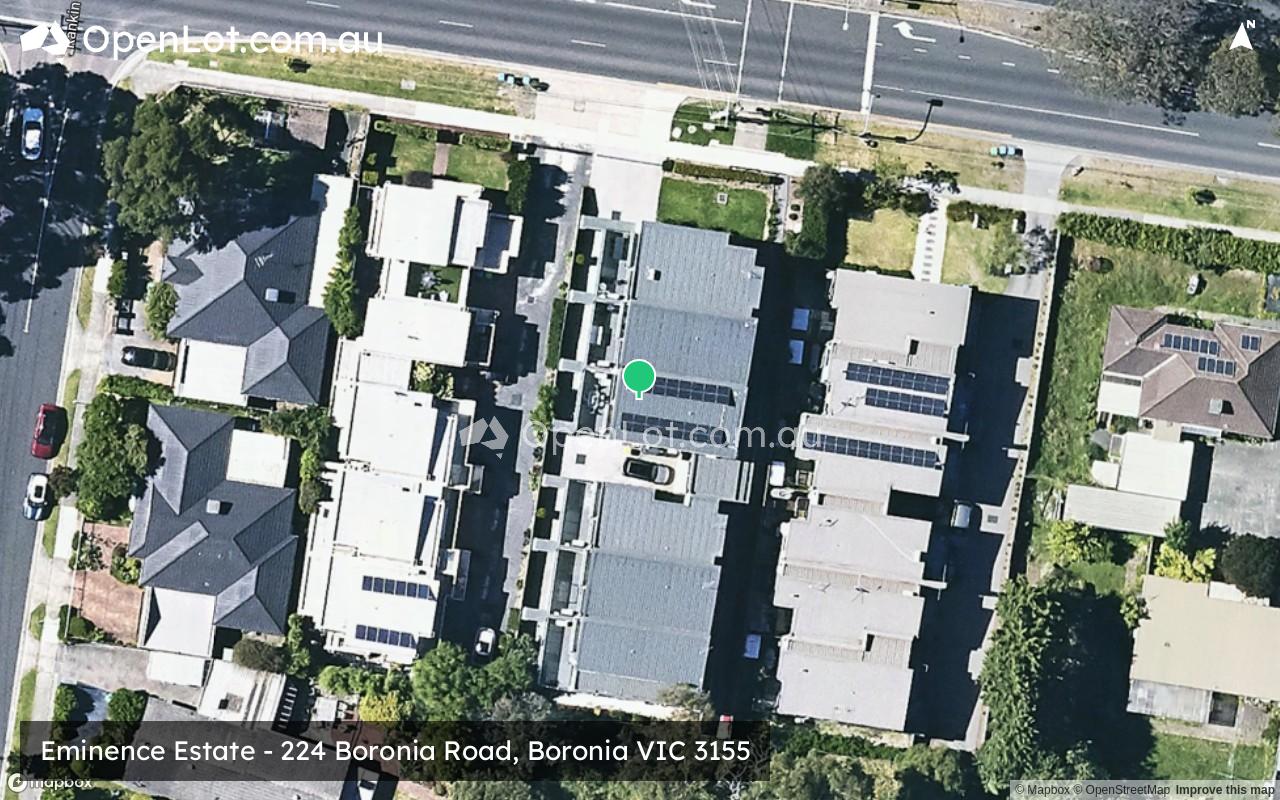 Satellite image for Eminence Estate - 224 Boronia Road, Boronia VIC 3155