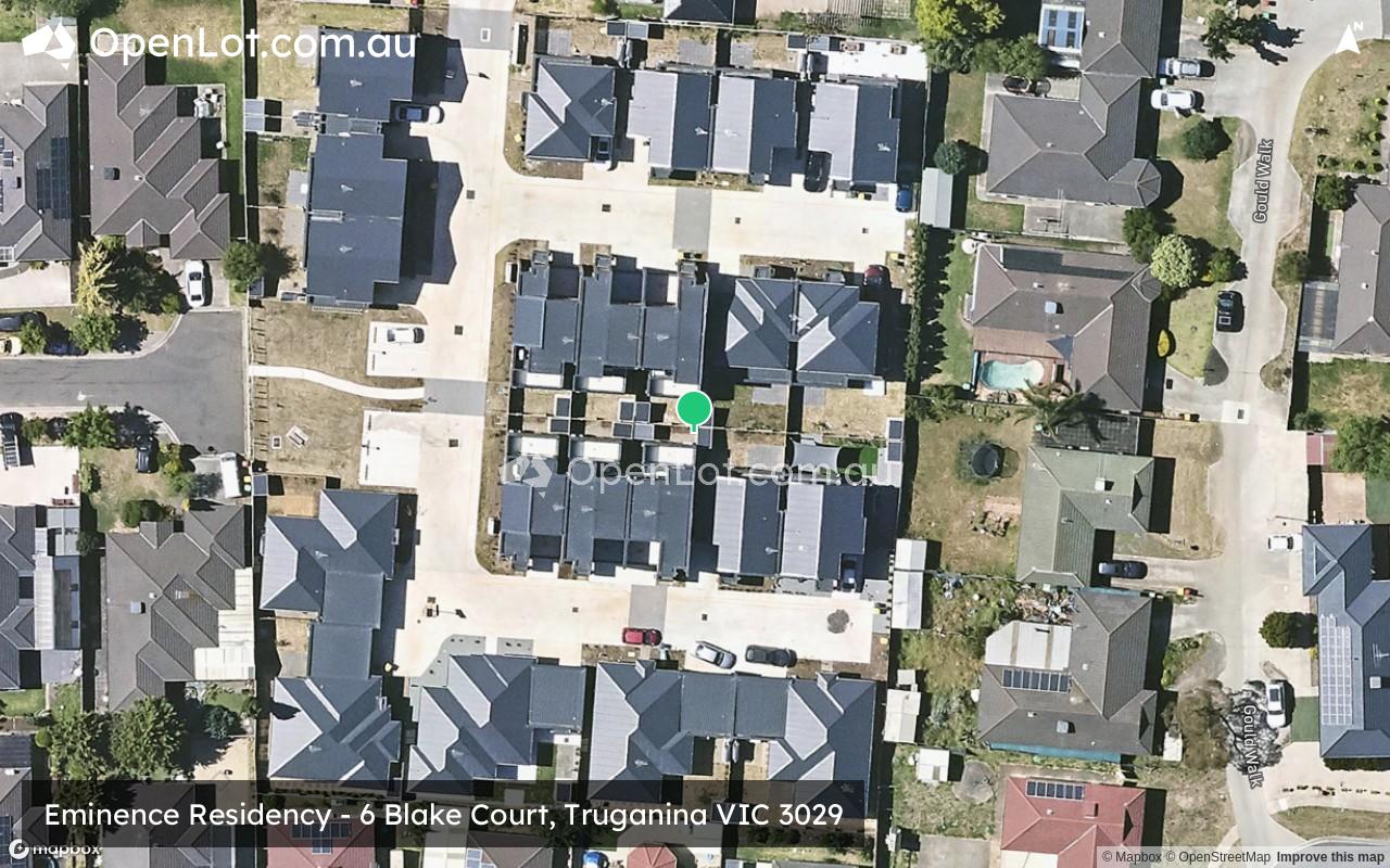 Satellite image for Eminence Residency - 6 Blake Court, Truganina VIC 3029