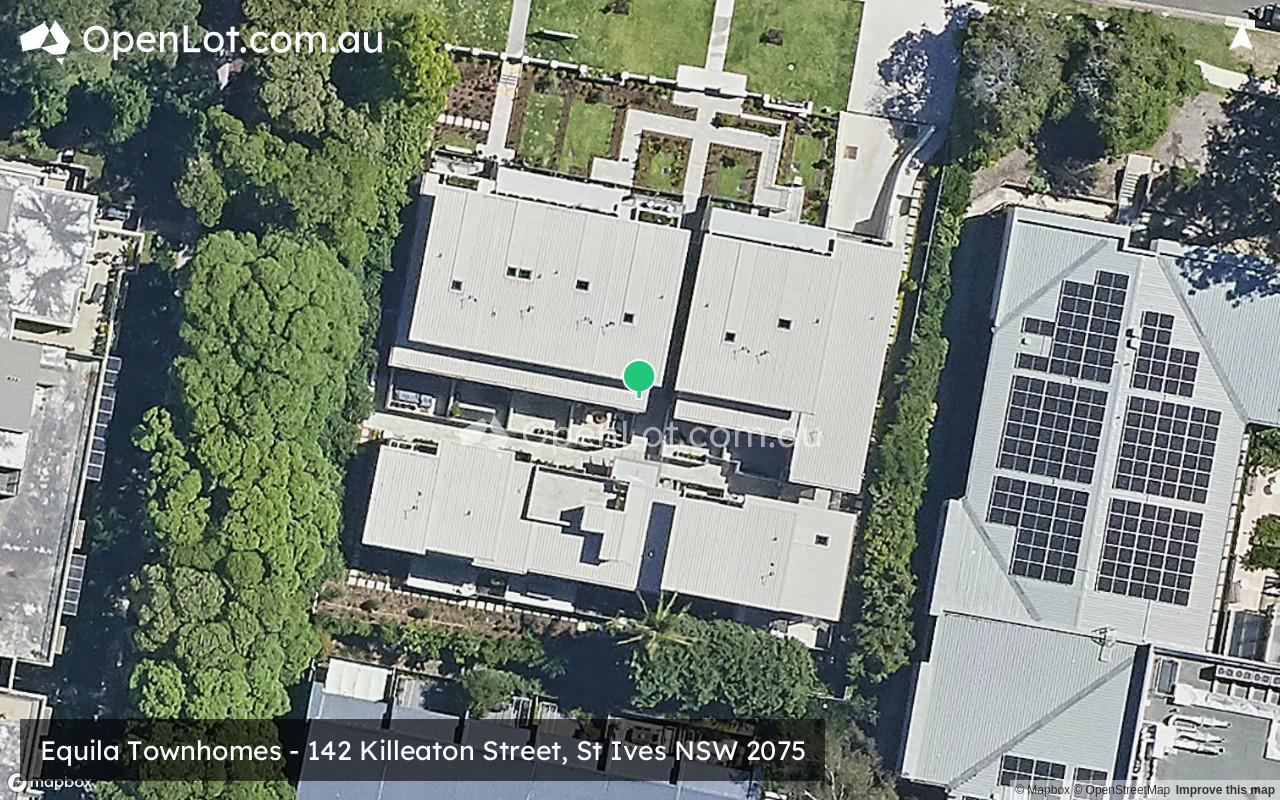 Satellite image for Equila Townhomes - 142 Killeaton Street, St Ives NSW 2075