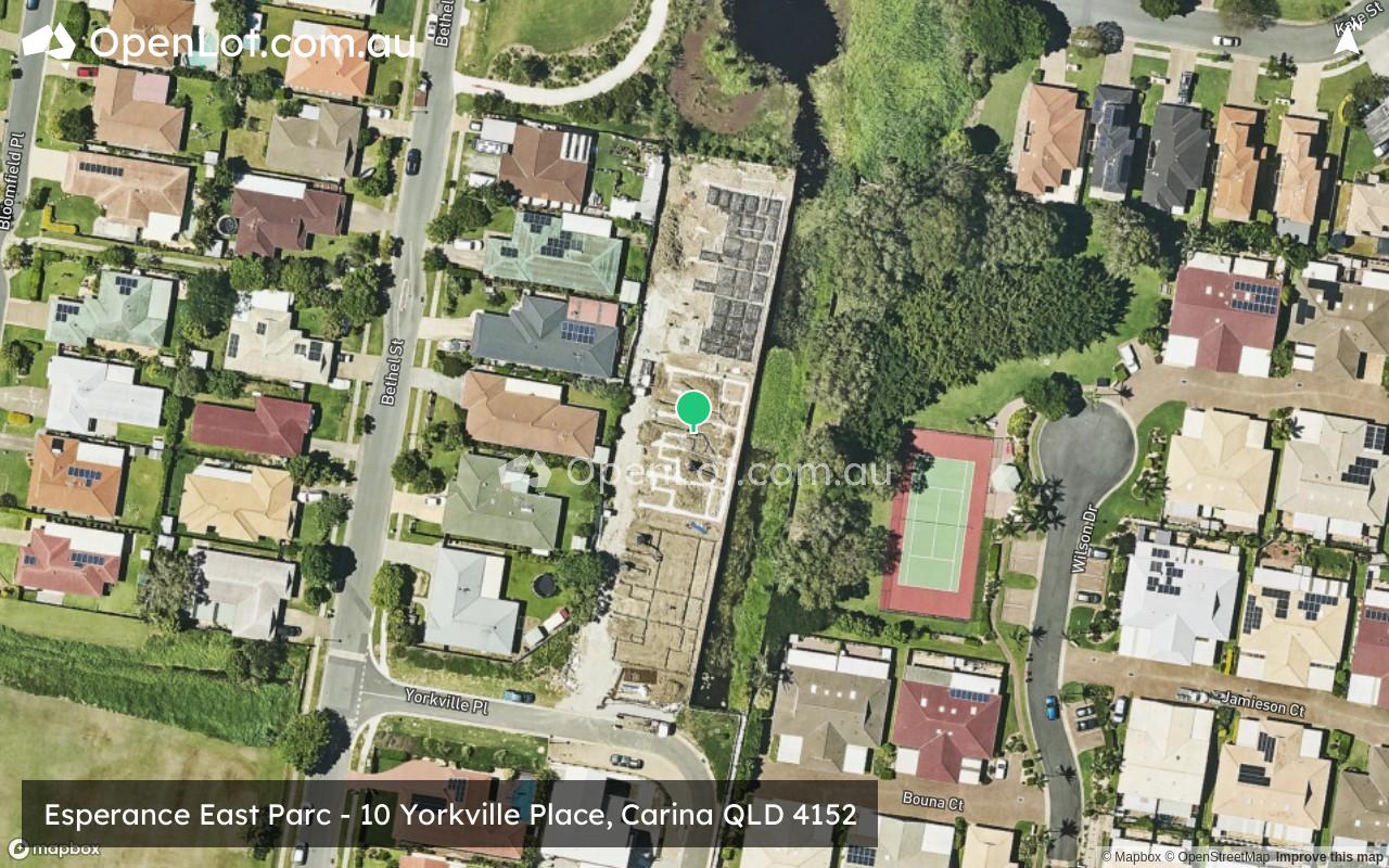 Satellite image for Esperance East Parc - 10 Yorkville Place, Carina QLD 4152