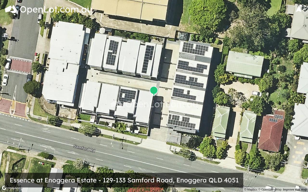 Satellite image for Essence at Enoggera Estate - 129-133 Samford Road, Enoggera QLD 4051