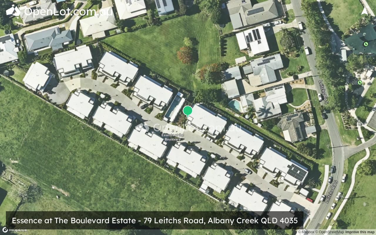 Satellite image for Essence at The Boulevard Estate - 79 Leitchs Road, Albany Creek QLD 4035