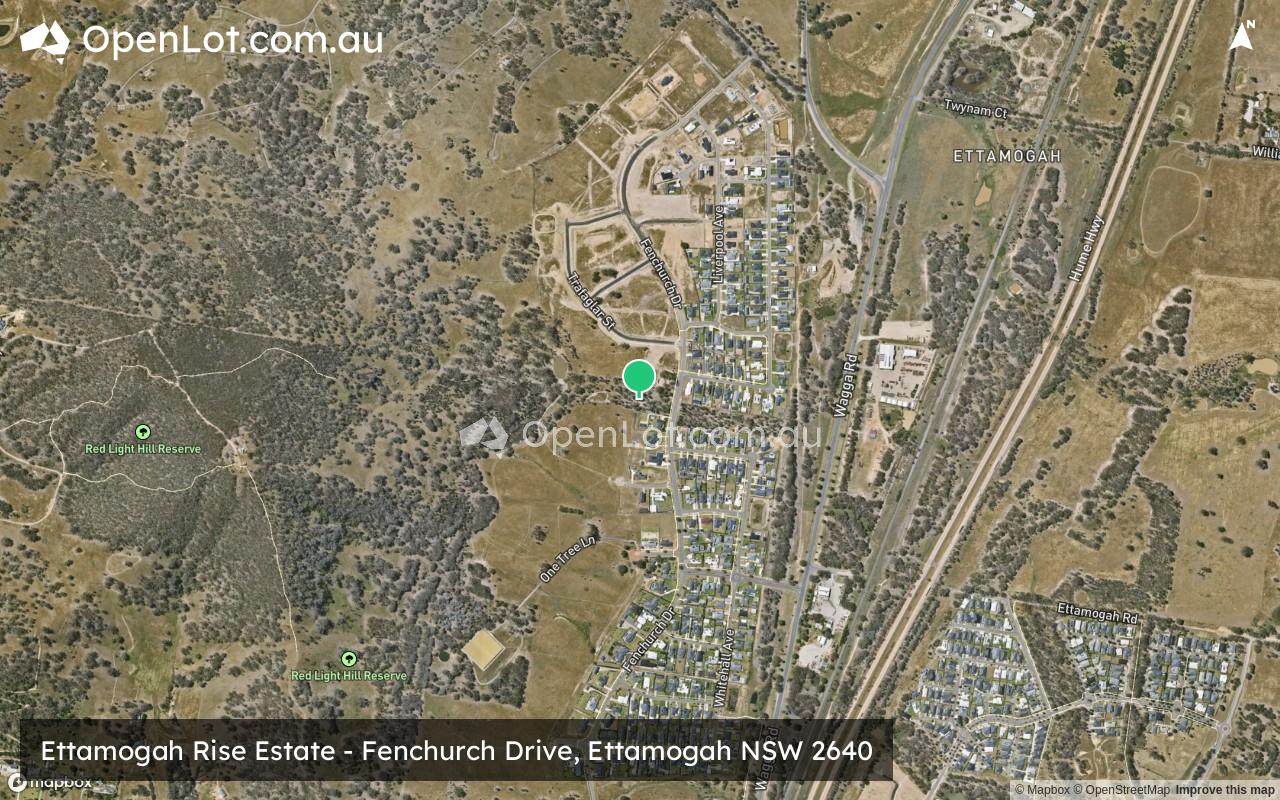 Satellite image for Ettamogah Rise Estate - Fenchurch Drive, Ettamogah NSW 2640