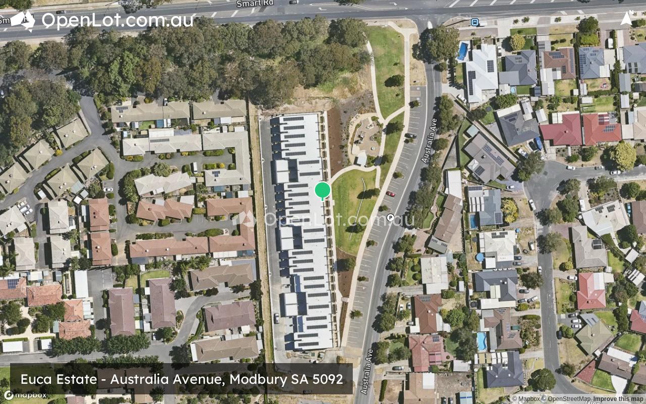 Satellite image for Euca Estate - Australia Avenue, Modbury SA 5092