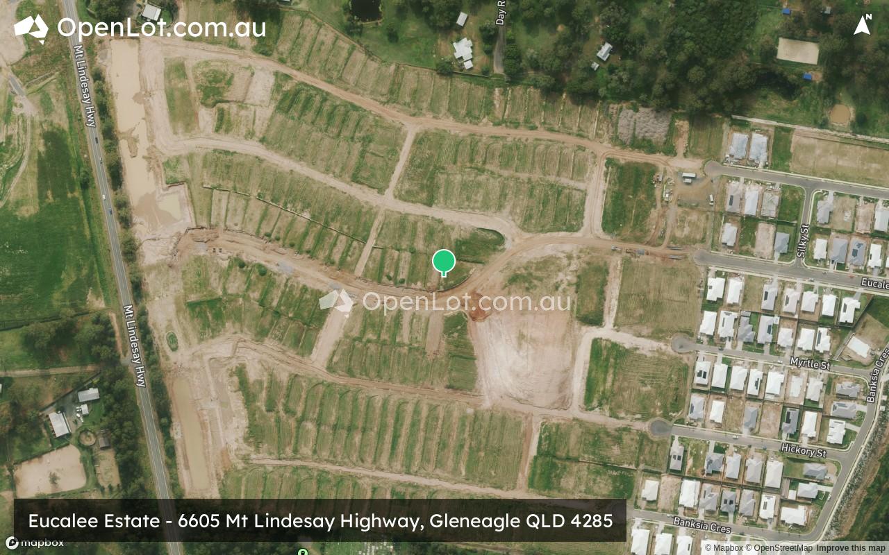 Satellite image for Eucalee Estate - 6605 Mt Lindesay Highway, Gleneagle QLD 4285