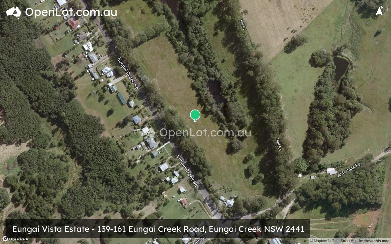 Satellite image for Eungai Vista Estate - 139-161 Eungai Creek Road, Eungai Creek NSW 2441
