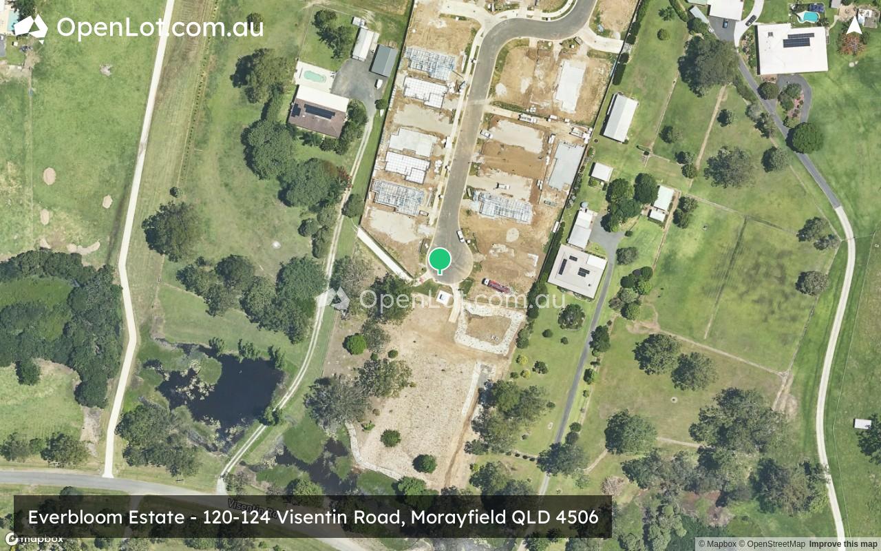 Satellite image for Everbloom Estate - 120-124 Visentin Road, Morayfield QLD 4506