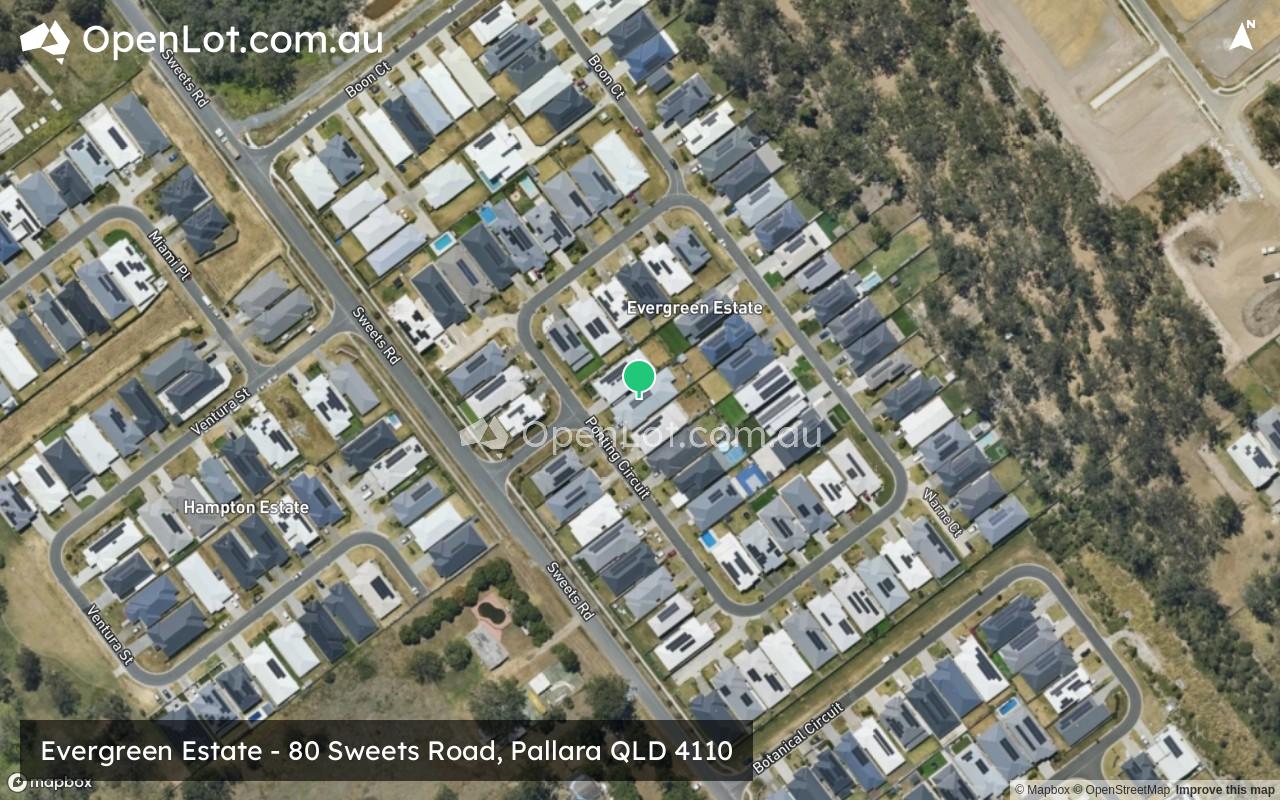 Satellite image for Evergreen Estate - 80 Sweets Road, Pallara QLD 4110