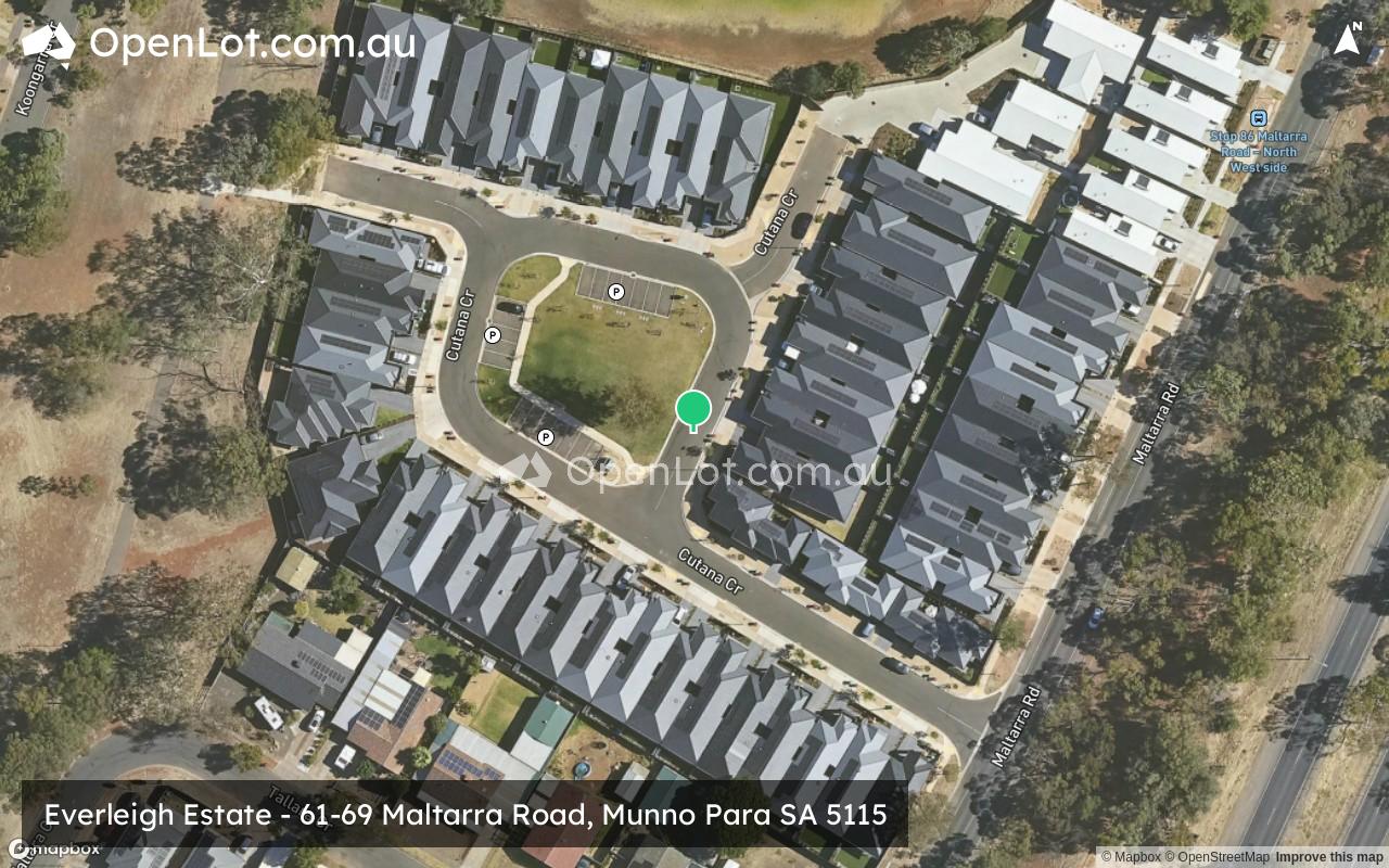 Satellite image for Everleigh Estate - 61-69 Maltarra Road, Munno Para SA 5115