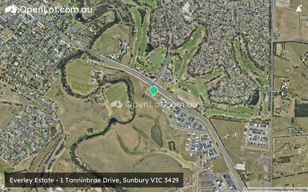 Satellite image for Everley Estate - 1 Tanninbrae Drive, Sunbury VIC 3429