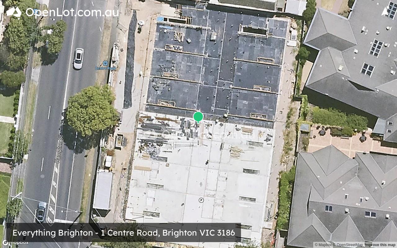 Satellite image for No. 1 Brighton Townhomes - 1 Centre Road, Brighton VIC 3186