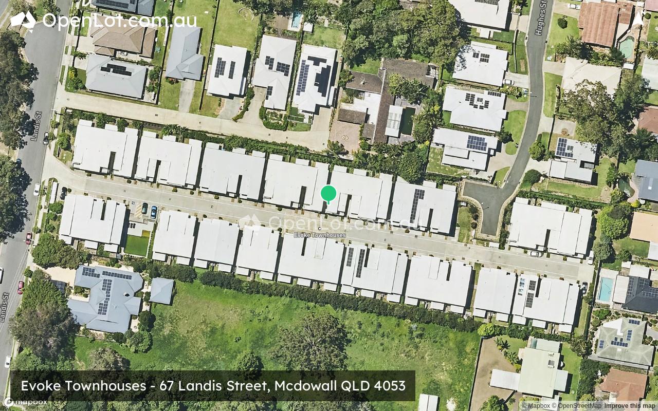 Satellite image for Evoke Townhouses - 67 Landis Street, Mcdowall QLD 4053