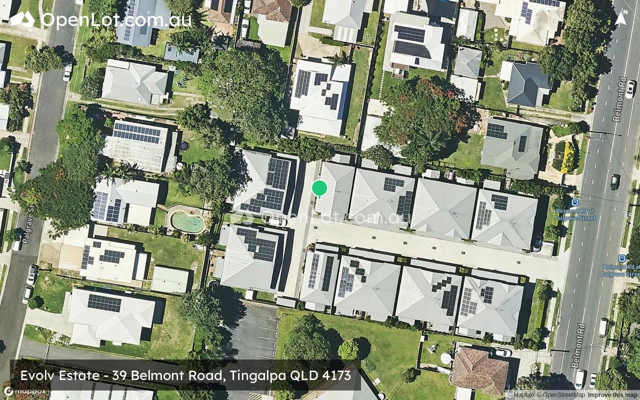 Satellite image for Evolv Estate - 39 Belmont Road, Tingalpa QLD 4173