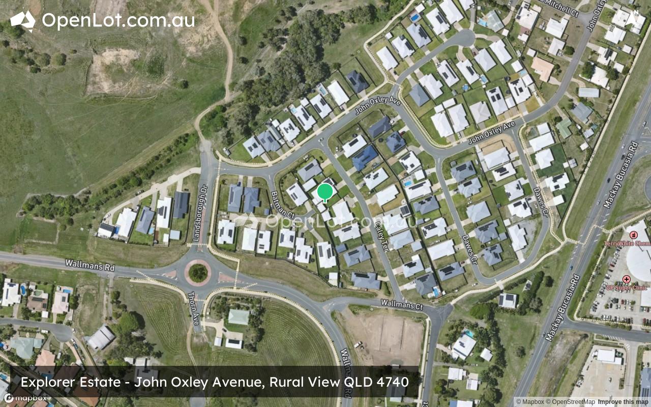 Satellite image for Explorer Estate - John Oxley Avenue, Rural View QLD 4740