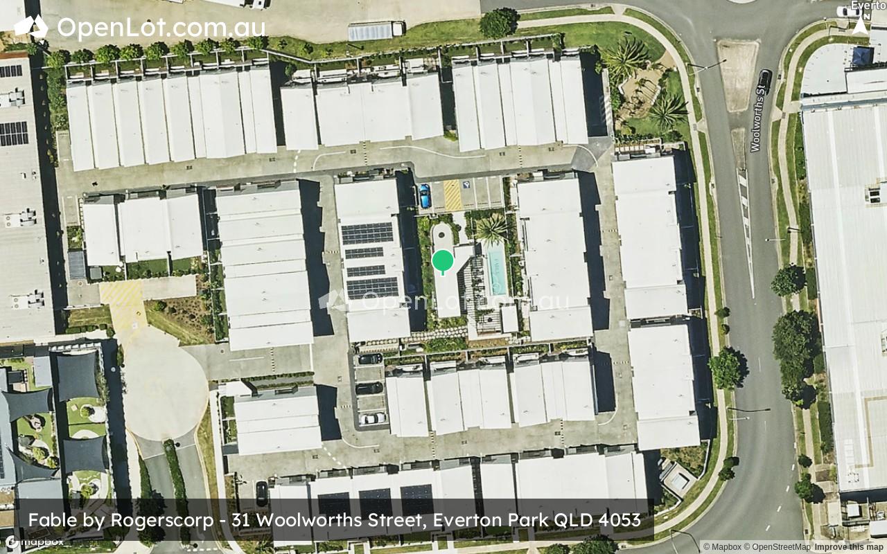 Satellite image for Fable by Rogerscorp - 31 Woolworths Street, Everton Park QLD 4053