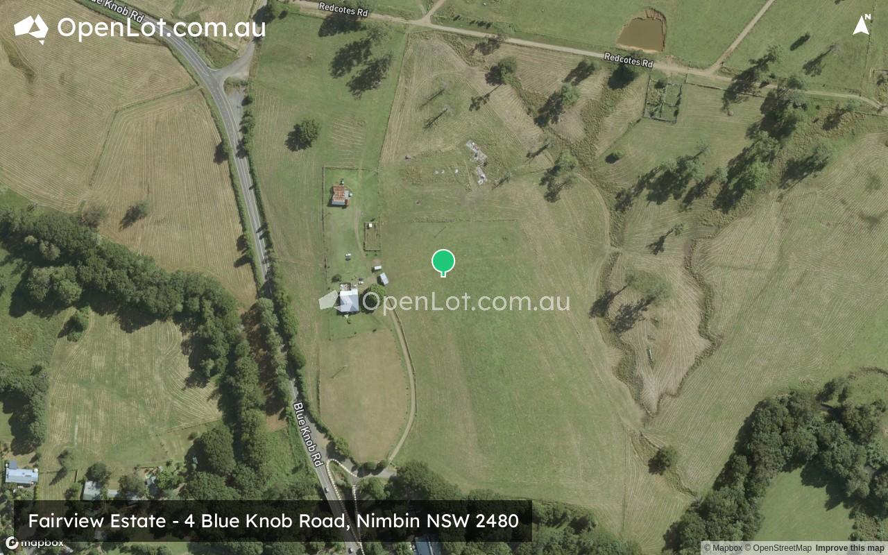 Satellite image for Fairview Estate - 4 Blue Knob Road, Nimbin NSW 2480