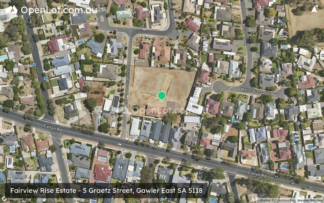 Satellite image for Fairview Rise Estate - 5 Graetz Street, Gawler East SA 5118