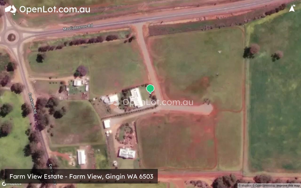 Satellite image for Farm View Estate - Farm View, Gingin WA 6503