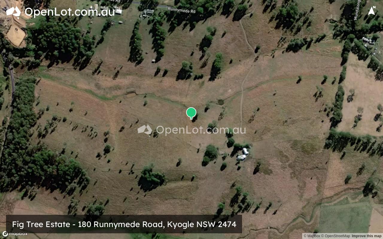 Satellite image for Fig Tree Estate - 180 Runnymede Road, Kyogle NSW 2474