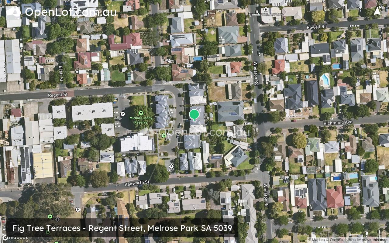 Satellite image for Fig Tree Terraces - Regent Street, Melrose Park SA 5039